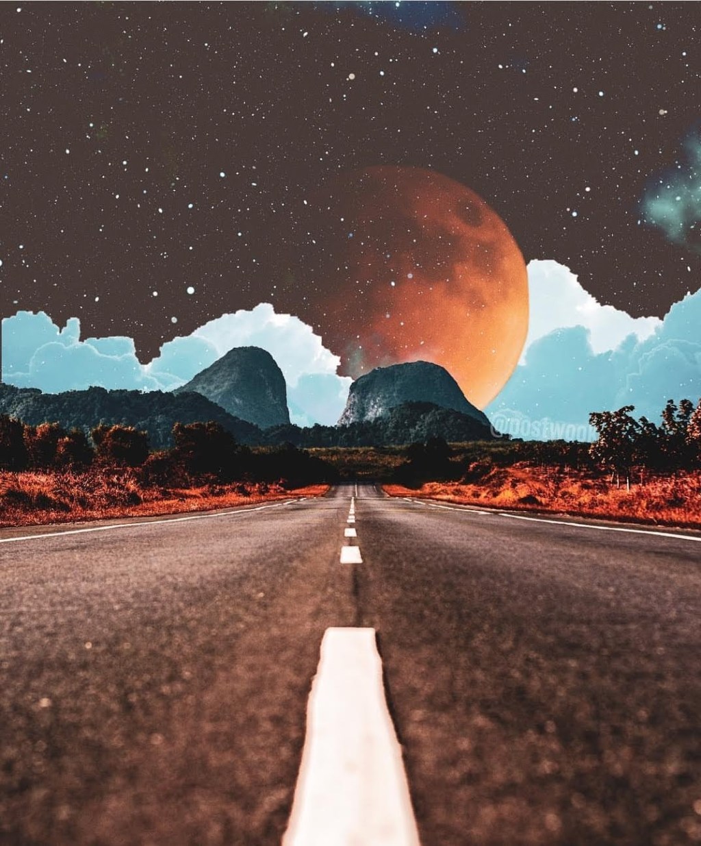 On a Nebraska Interstate at&nbsp;Night